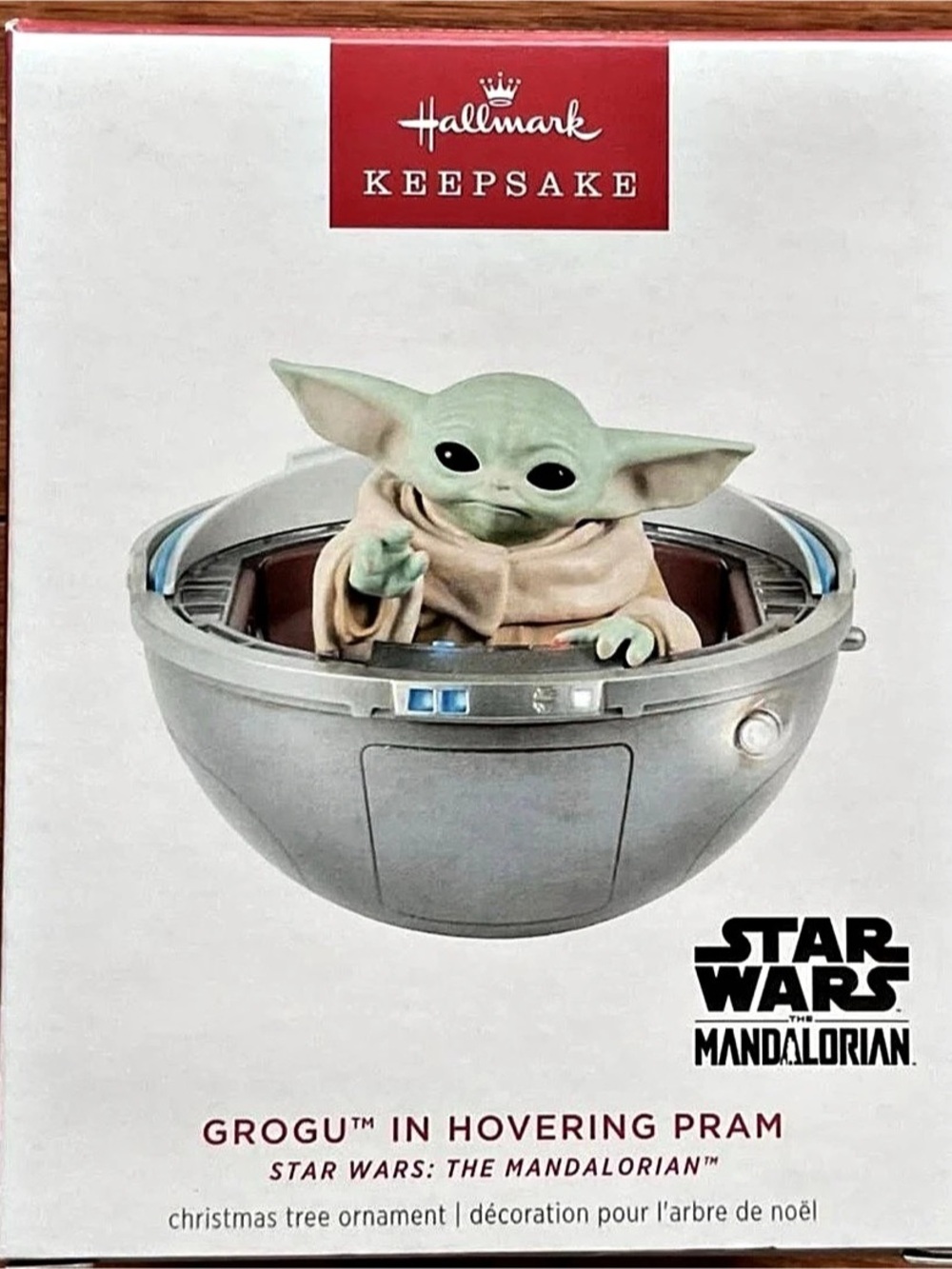 Hallmark Grogu in Hovering Pram Star Wars 2024 Ornament